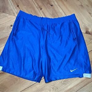 Nike Men's Vibrant Blue Athletic Shorts